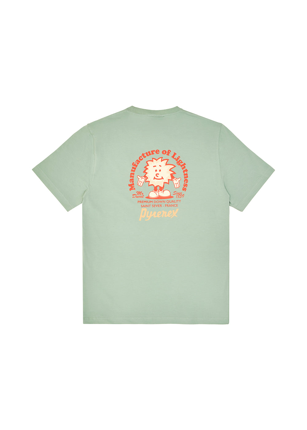 pyrenex-mfg-tee-t-shirt-unisexe-coton-bio-vert-d-eau image 7