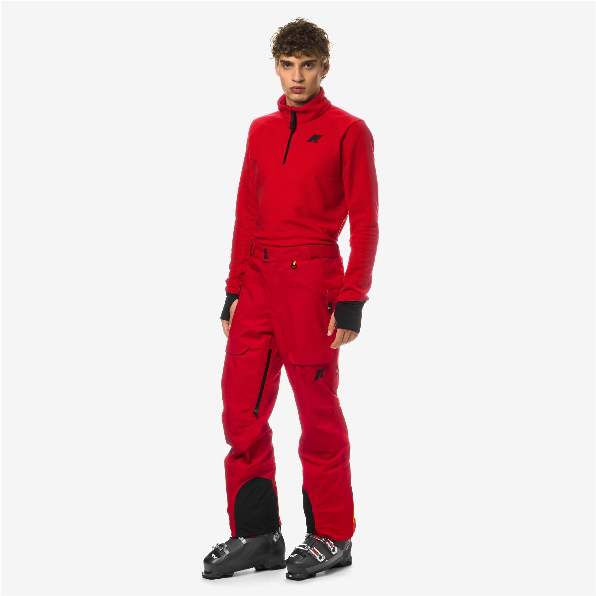 k-way-aussois-micro-twill-3-layers-pantalon-de-sport-homme-red image 2