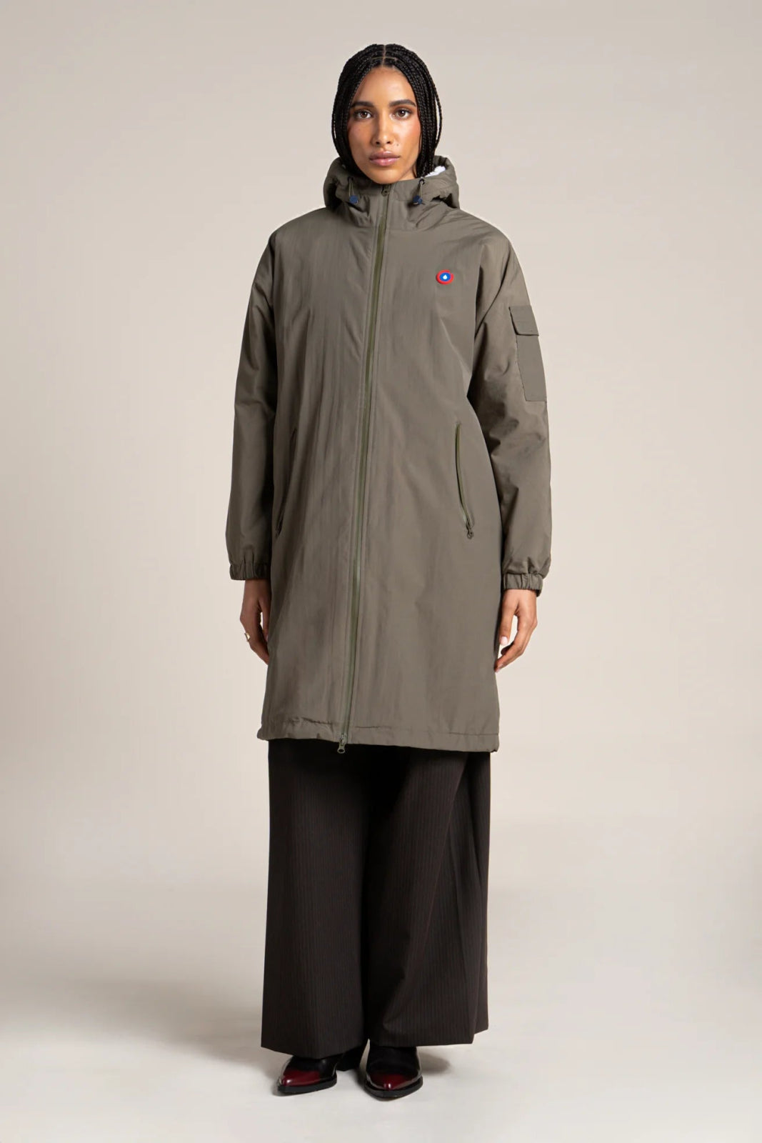 flotte-turenne-parka-longue-doubl-e-imperm-able image 1