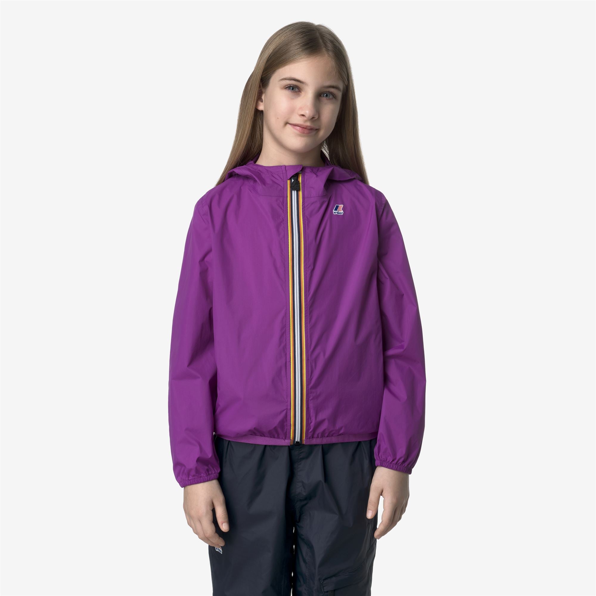 k-way-le-vrai-4-0-claude-veste-enfant-violet image 1