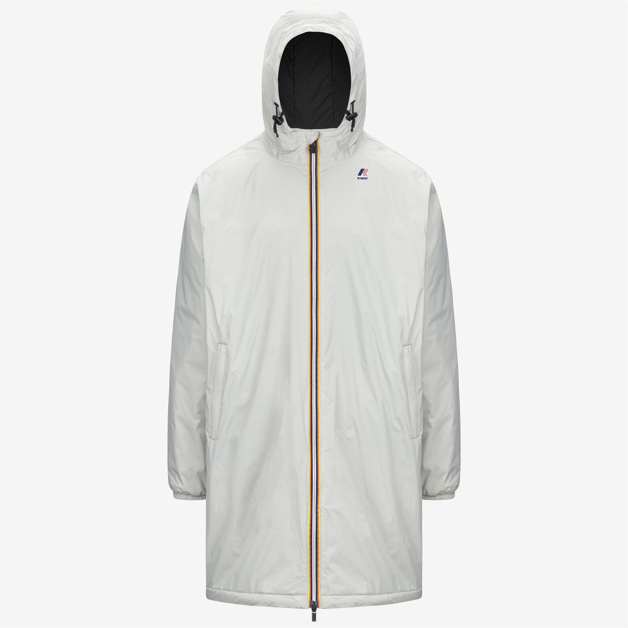 k-way-le-vrai-4-0-eiffel-east-warm-manteau-pluie-3-4-unisexe-beige-lt image 5