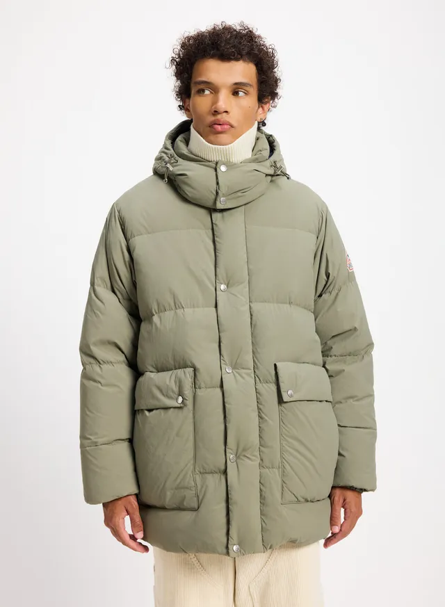 pyrenex-snuggle-doudoune-homme-kaki-grand-froid-30-c-capuche image 1