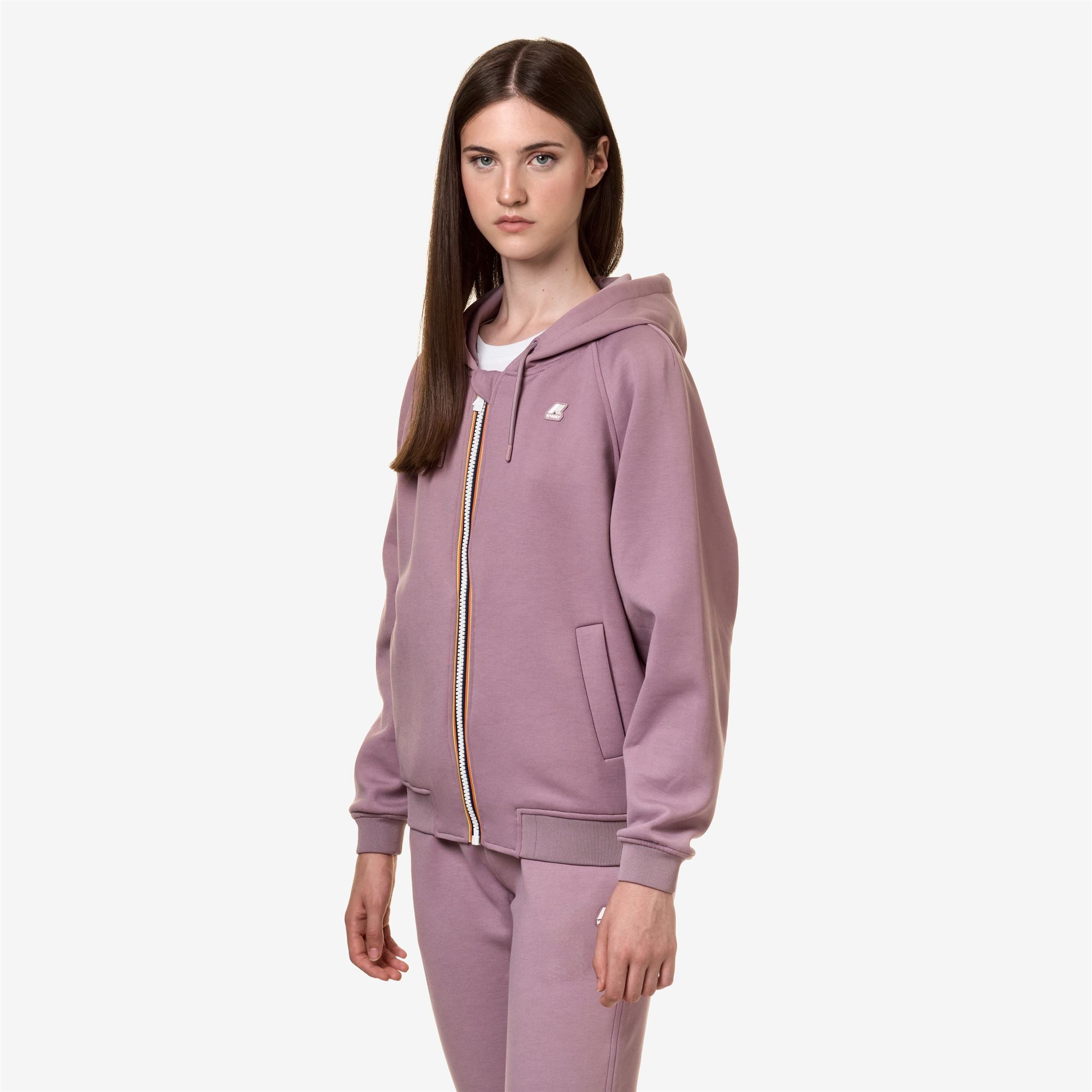 k-way-lydie-light-spacer-veste-polaire-femme-violet-dusty image 2