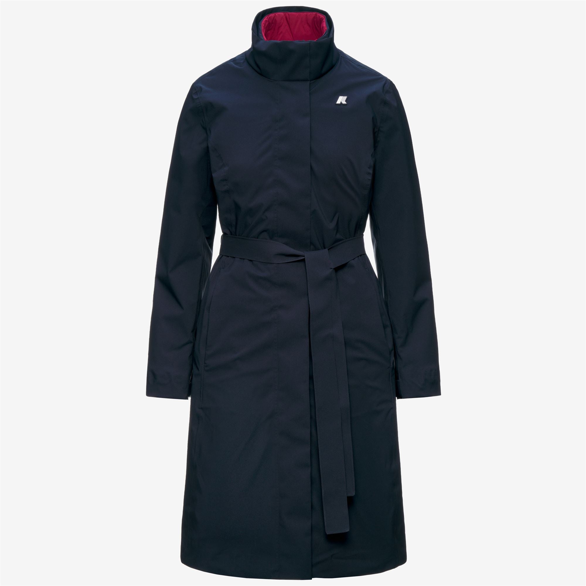 k-way-miranda-3in1-veste-longue-femme-blue-depth-red-dk image 5