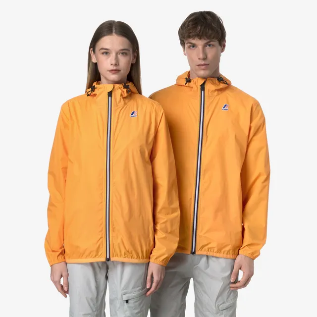 k-way-le-vrai-4-0-claude-veste-mi-longue-unisexe-orange image 1
