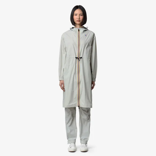 k-way-le-vrai-4-0-delia-veste-longueur-3-4-femme-beige-lt image 1