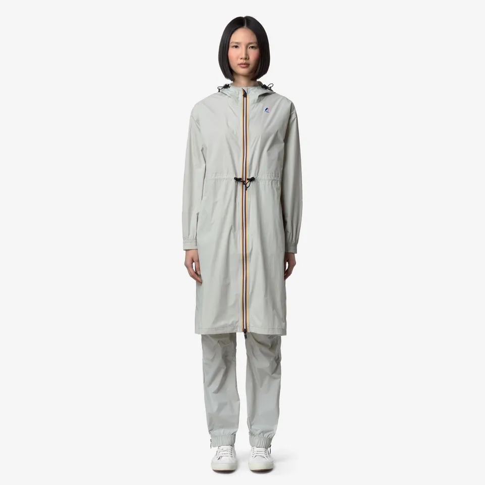 k-way-le-vrai-4-0-delia-veste-longueur-3-4-femme-beige-lt image 1