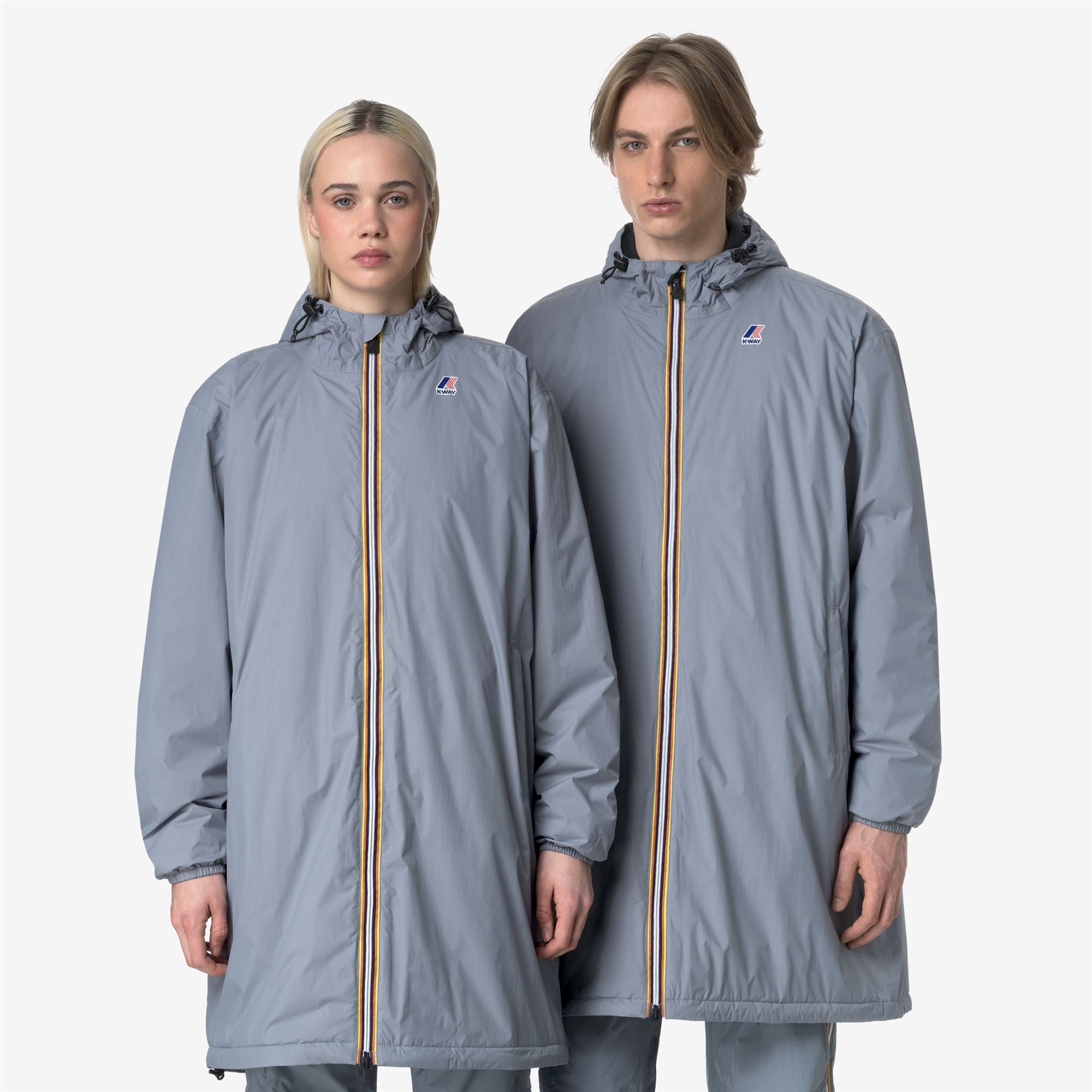 k-way-le-vrai-4-0-eiffel-east-warm-veste-3-4-unisexe-grey-md image 1