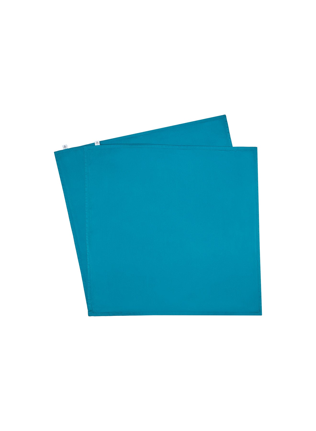 pyrenex-lily-lot-2-taies-d-oreiller-bleu-paon-coton-bio-tencel image 6