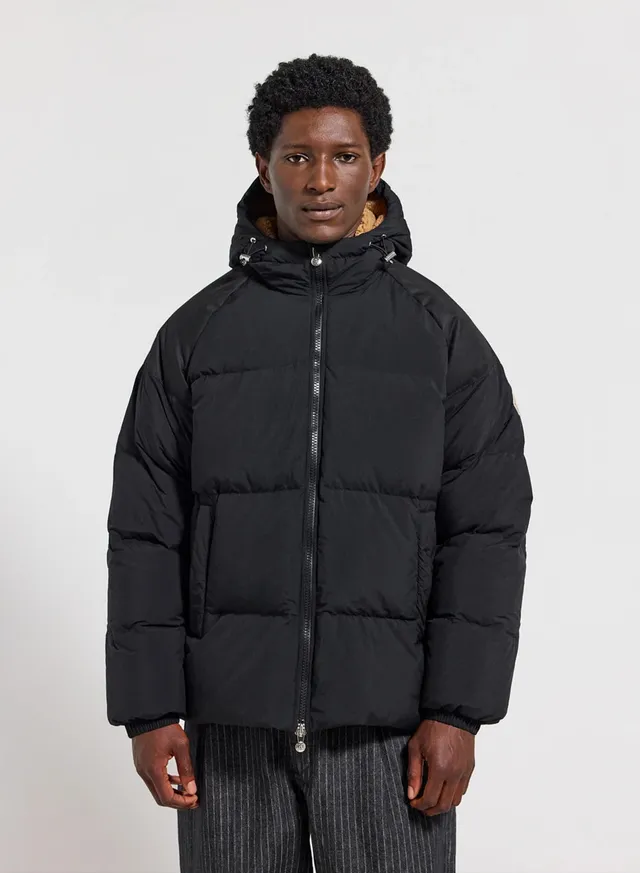 pyrenex-retro-sten-doudoune-unisexe-capuche-noire image 1
