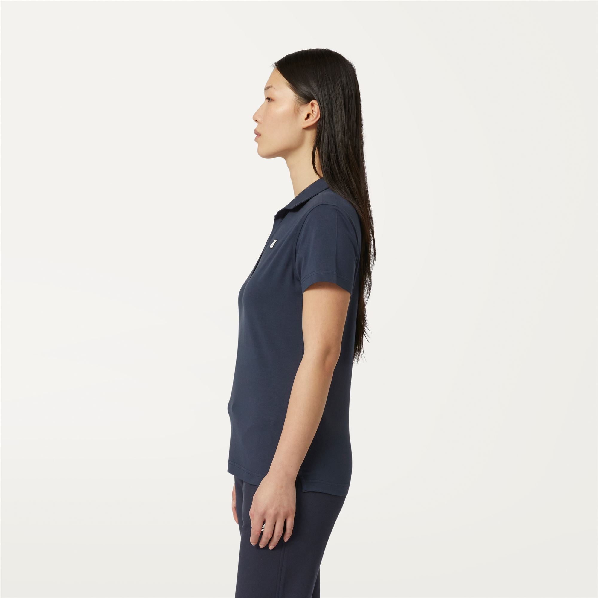 k-way-charlette-polo-femme-blue-depth image 2