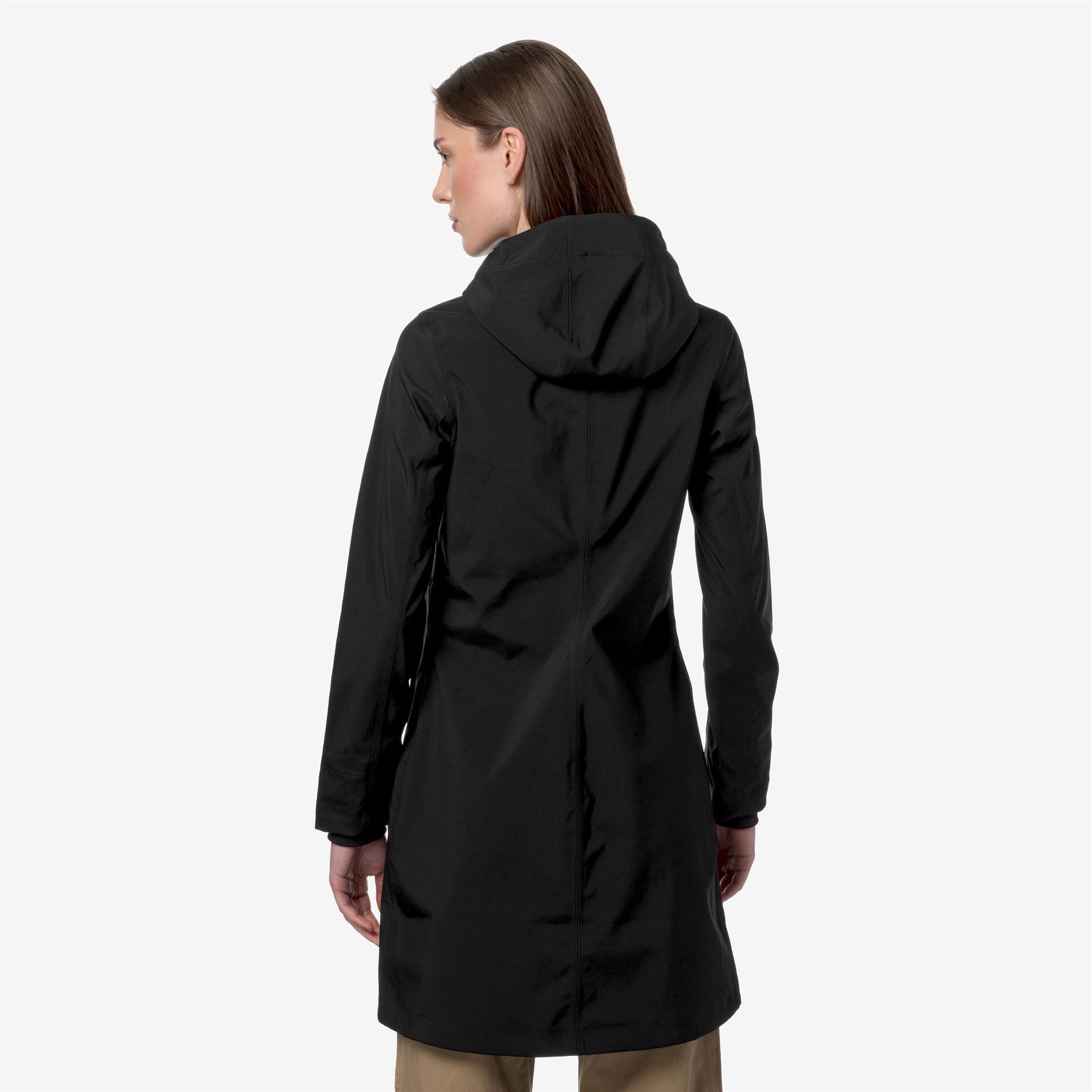 k-way-stephy-bonded-jersey-veste-3-4-femme-black-pure image 3