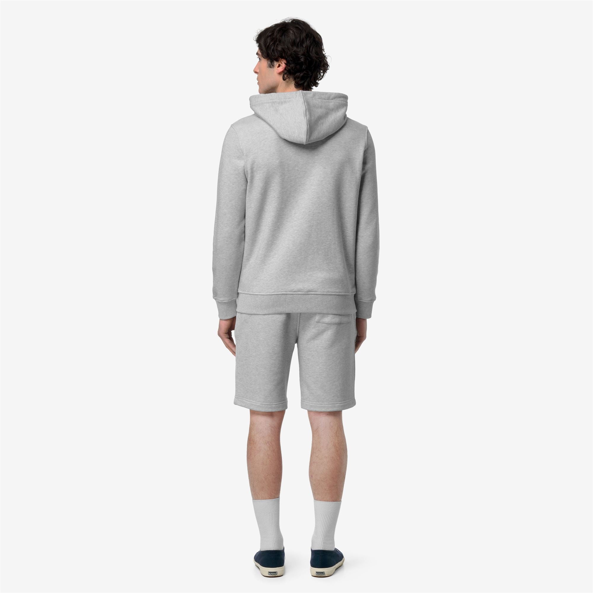 k-way-anthony-french-terry-veste-polaire-homme-grey-mid-mel image 3