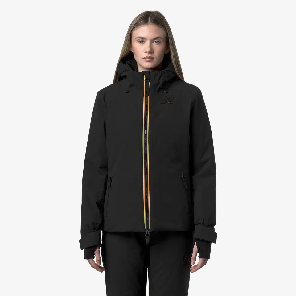 k-way-labresse-2l-twill-veste-de-ski-mi-longue-femme-black-pure image 1