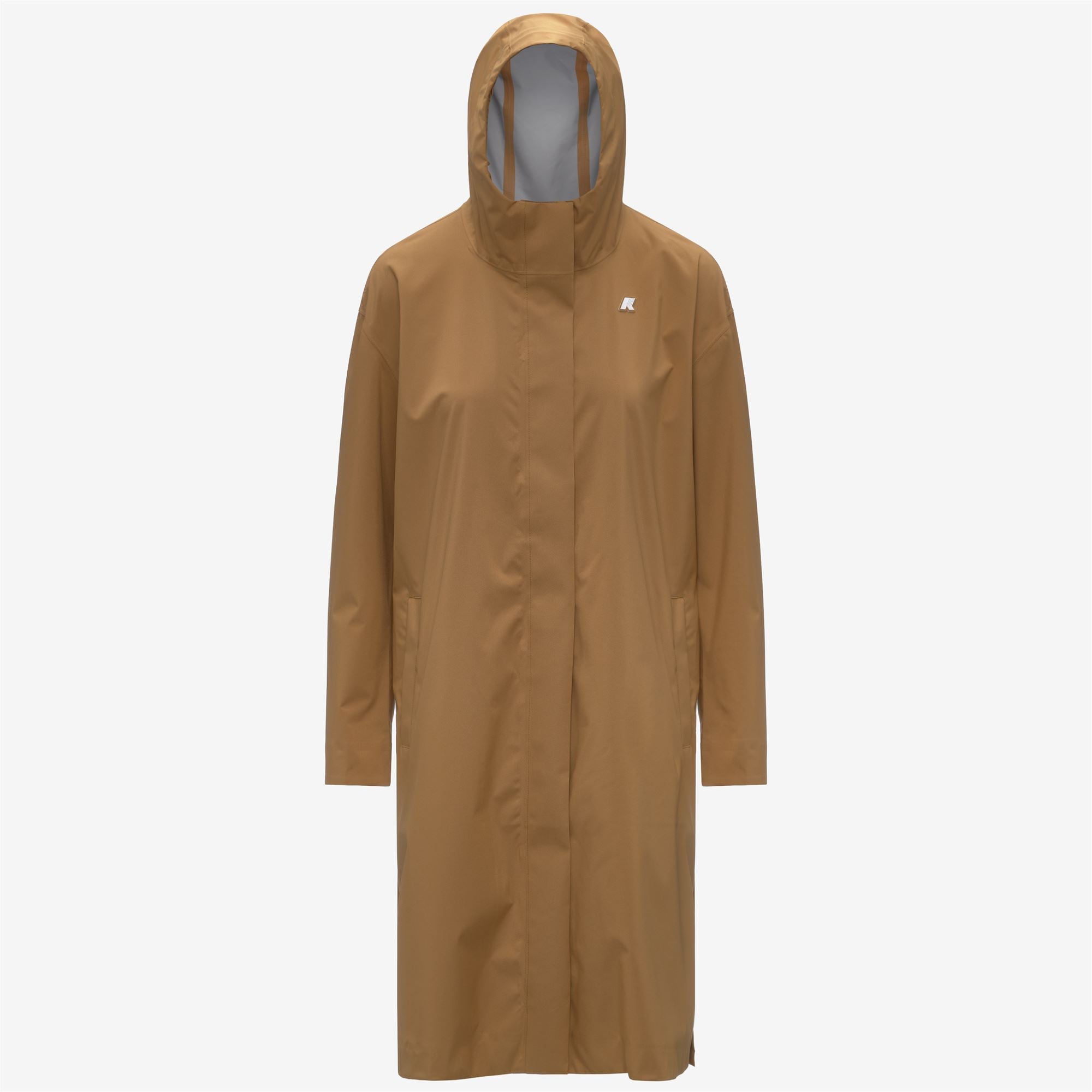 k-way-tigrit-stretch-2l-manteau-long-femme-brown-bistre image 5