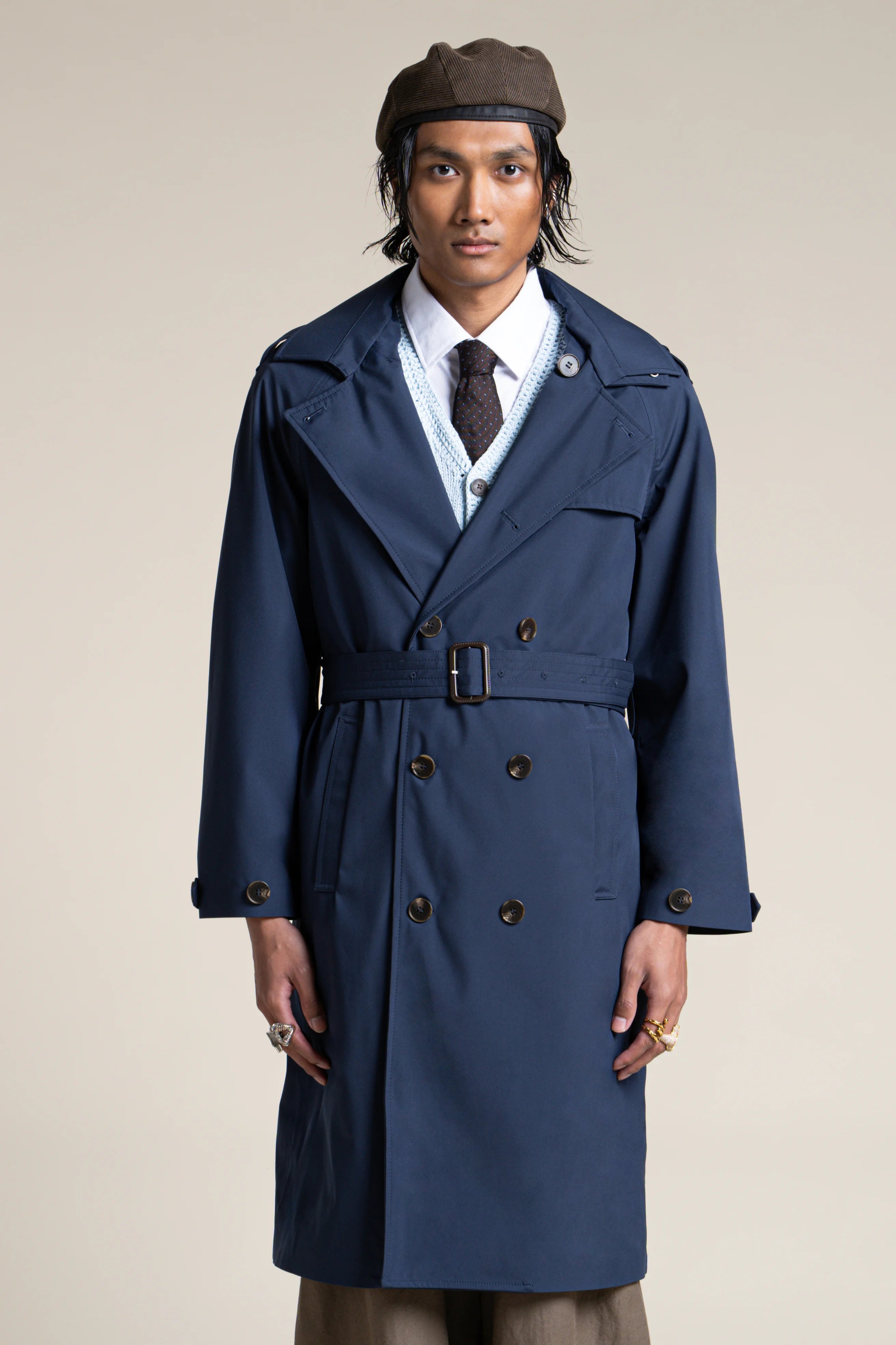 flotte-montaigne-trenchcoat-imperm-able-mi-long-beige-bleu image 5