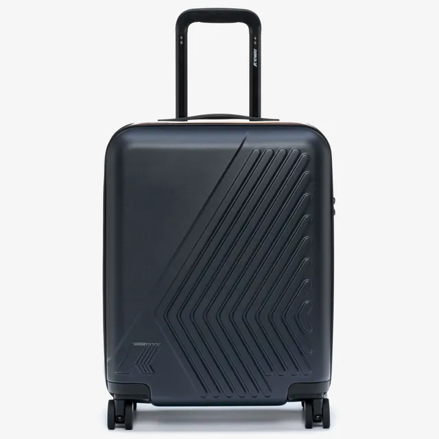 k-way-eudoxie-logo-valise-trolley-cabine-unisexe-blue-depth image 1