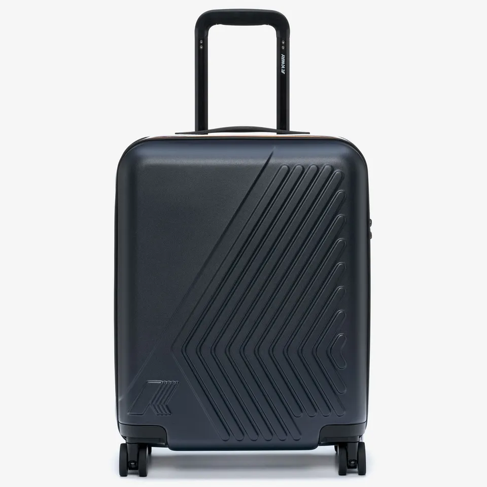 k-way-eudoxie-logo-valise-trolley-cabine-unisexe-blue-depth image 1