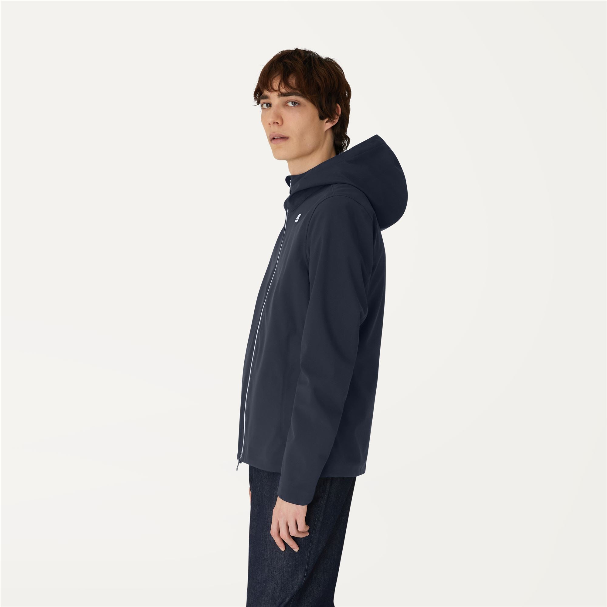 k-way-jack-bonded-jersey-veste-courte-homme-blue-depth image 2