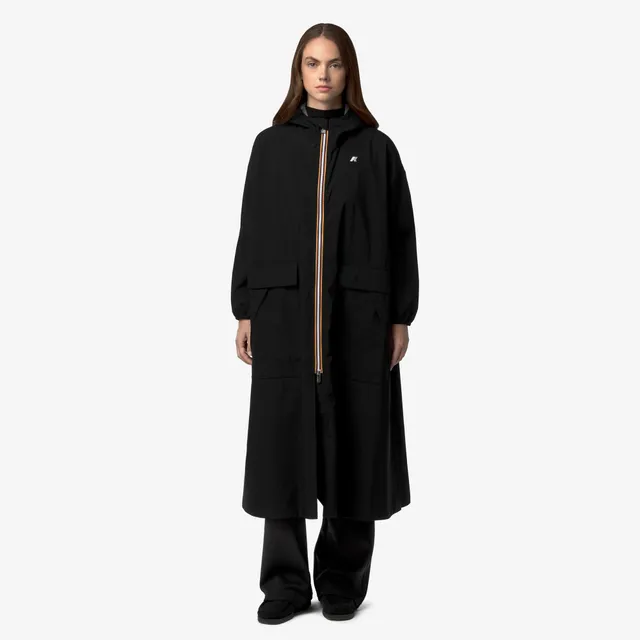 k-way-pernilla-stretch-dot-veste-longue-imperm-able-femme-black-pure image 1