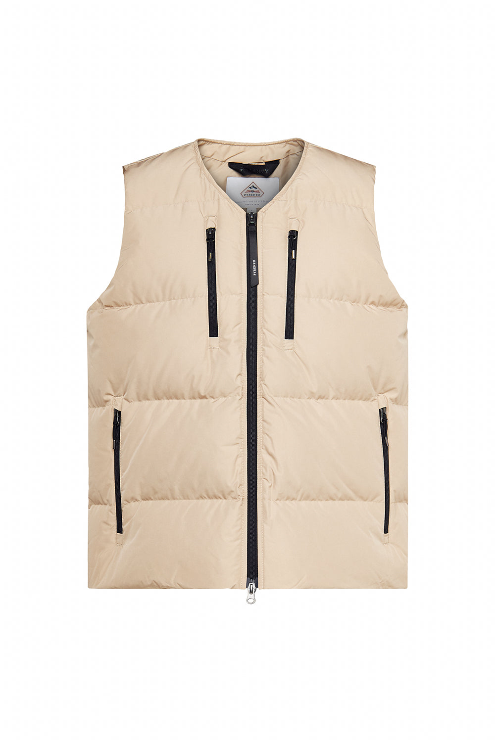 gilet-doudoune-sans-manches-homme-pyrenex-solace-beige image 4