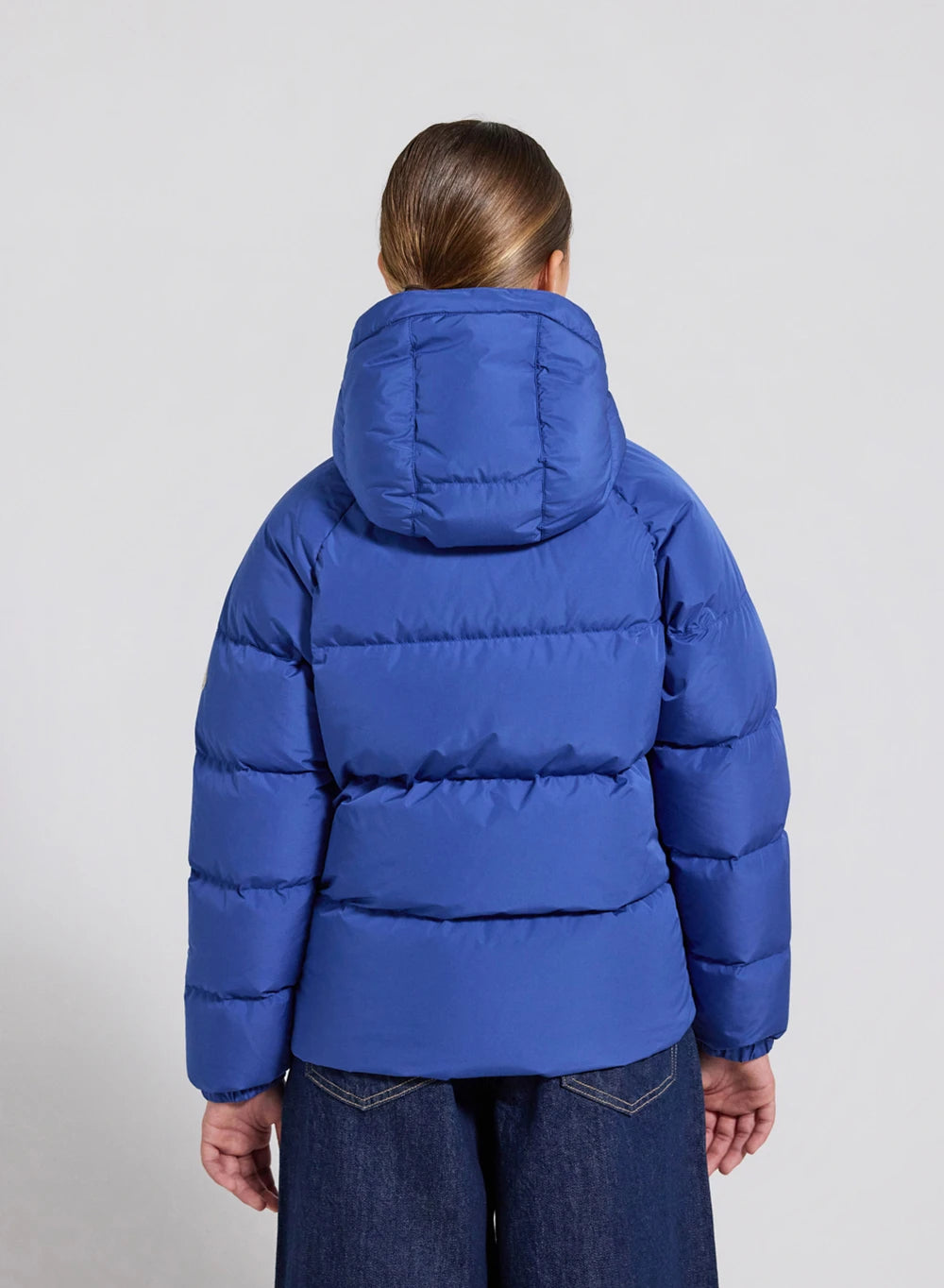 doudoune-enfant-pyrenex-sten-smooth-bleue-mate-capuche image 8