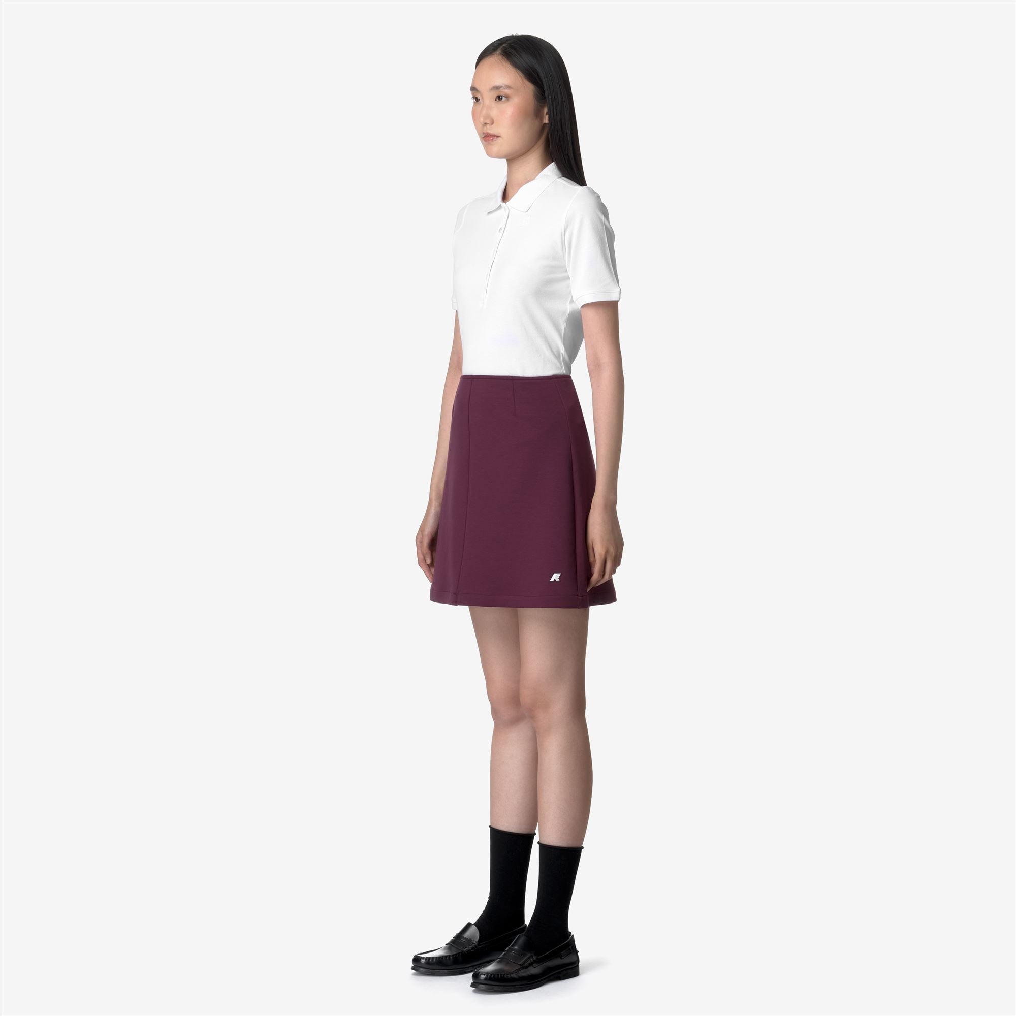 k-way-vitty-light-spacer-jupe-courte-femme-violet-dk-purple image 2