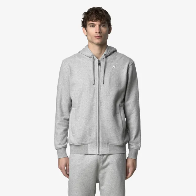 k-way-anthony-heavy-fleece-veste-polaire-homme-grey-mel image 1
