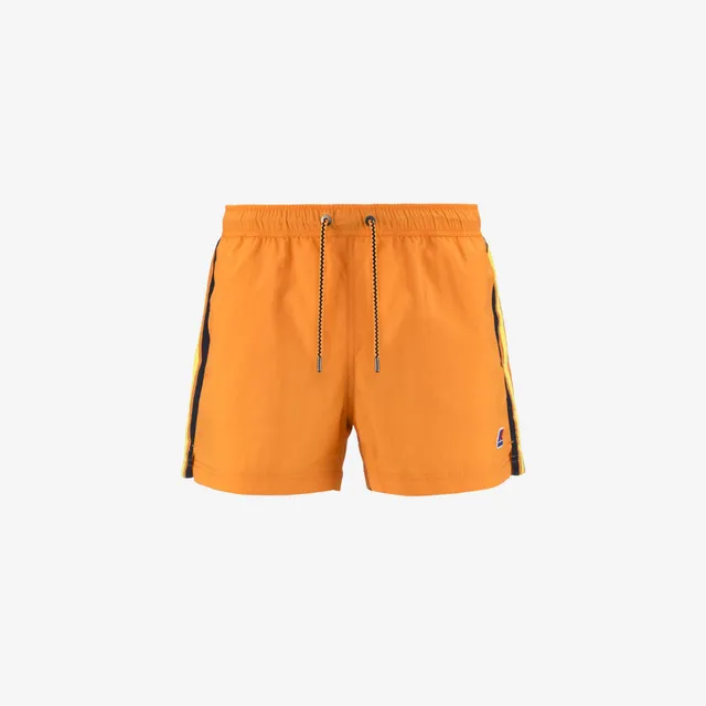 k-way-hazel-tape-short-de-bain-homme-orange-saffron image 1