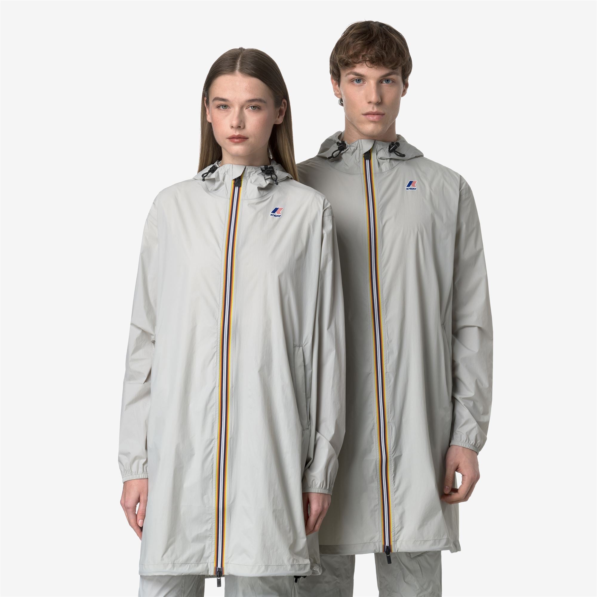 k-way-le-vrai-4-0-eiffel-east-manteau-pluie-long-unisexe-beige-lt image 1