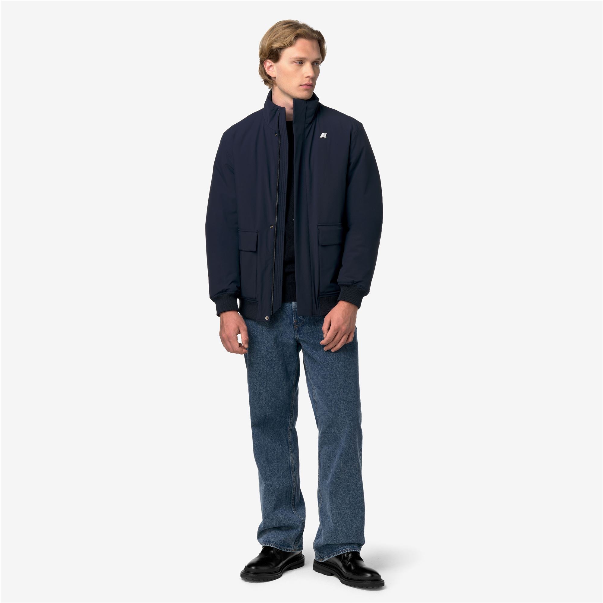 k-way-herve-st-warm-veste-marin-mi-longue-homme-blue-depth-8000mm image 4