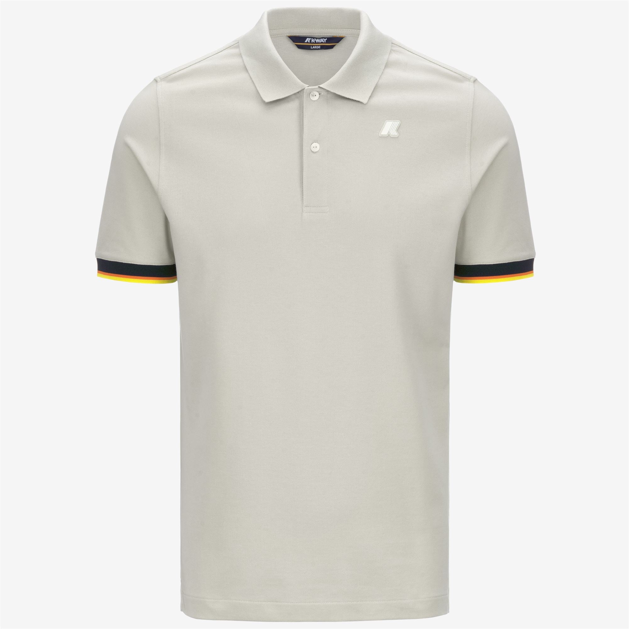 k-way-vincent-pique-slim-polo-homme-beige-lt image 5
