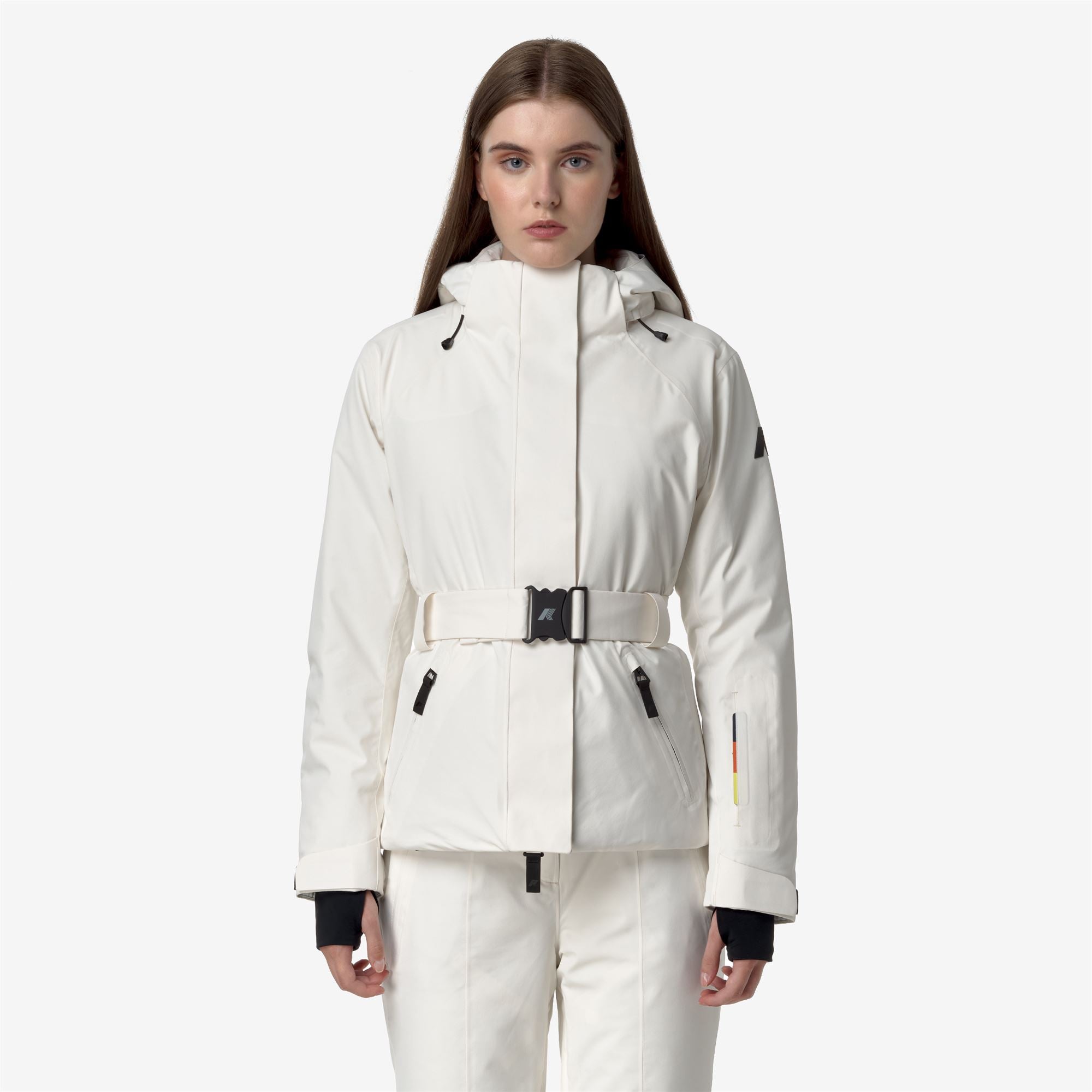 k-way-chevril-microtwill-2l-veste-femme-milieu-white-gardenia image 1