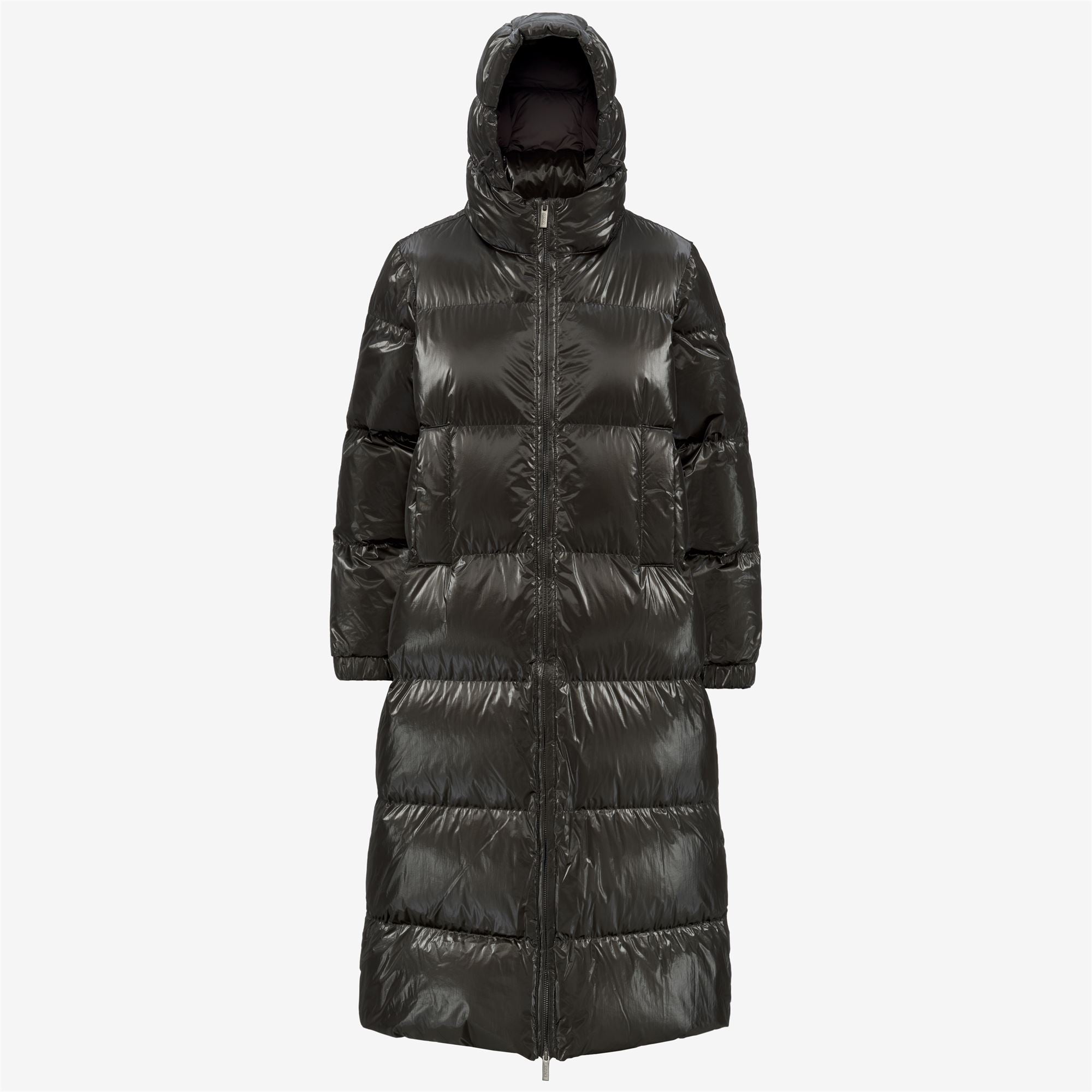 k-way-ruenne-thermo-pearly-doudoune-longue-femme-black-olive-combo image 5