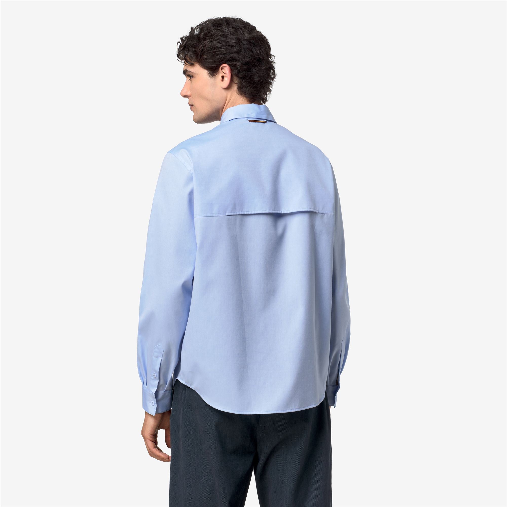 k-way-damir-oxford-non-iron-chemise-homme-blue-sub image 3