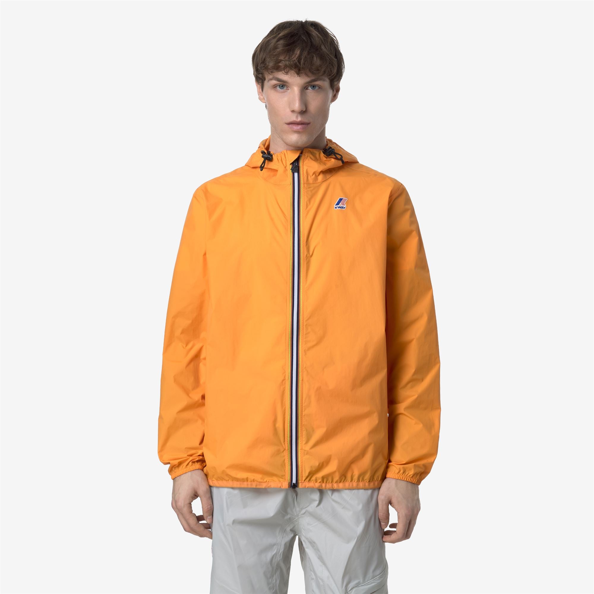 k-way-le-vrai-4-0-claude-veste-mi-longue-unisexe-orange image 2