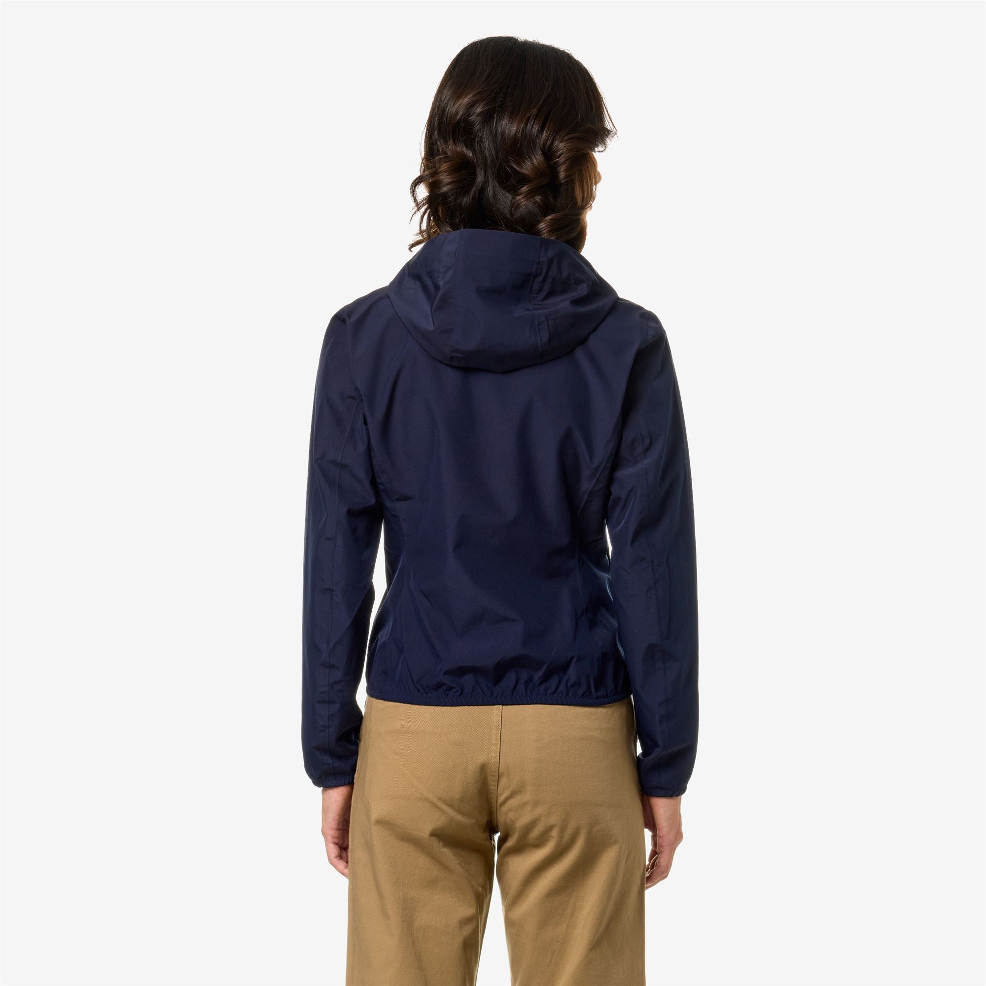 k-way-lily-eco-stretch-dot-veste-femme-blue-depth image 3