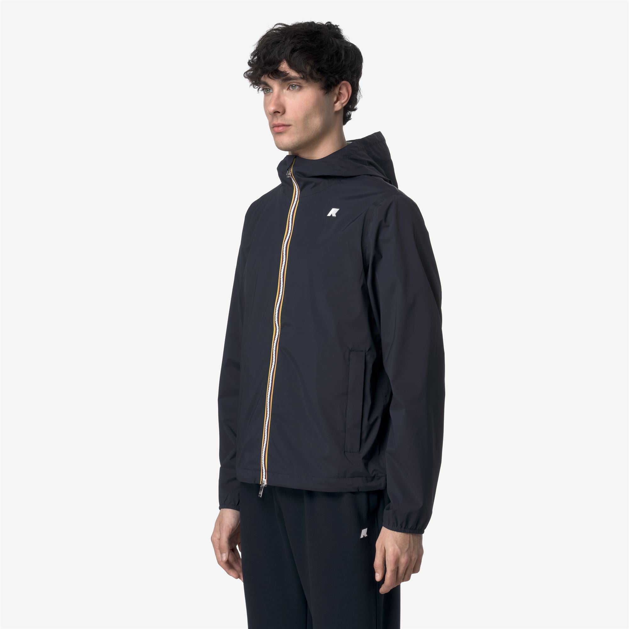 k-way-jack-stretch-nylon-jersey-veste-court-homme-blue-depth image 2