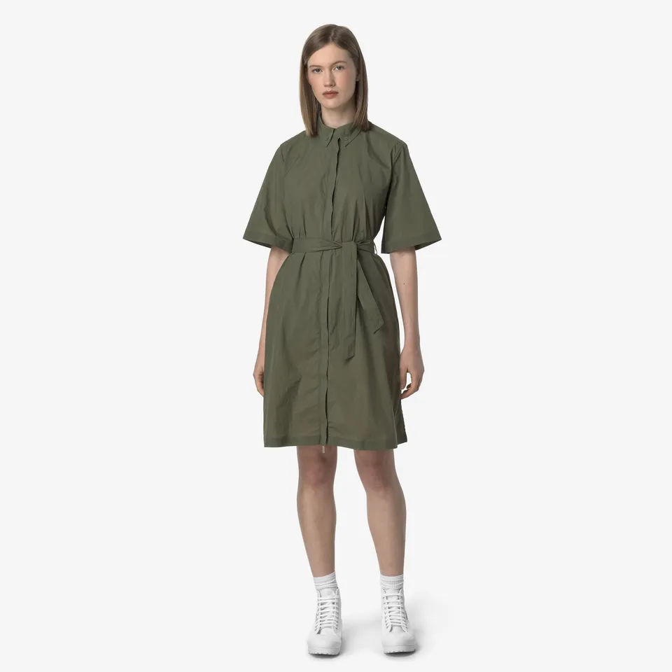 k-way-lizy-veste-3-4-femme-green-lichen image 1