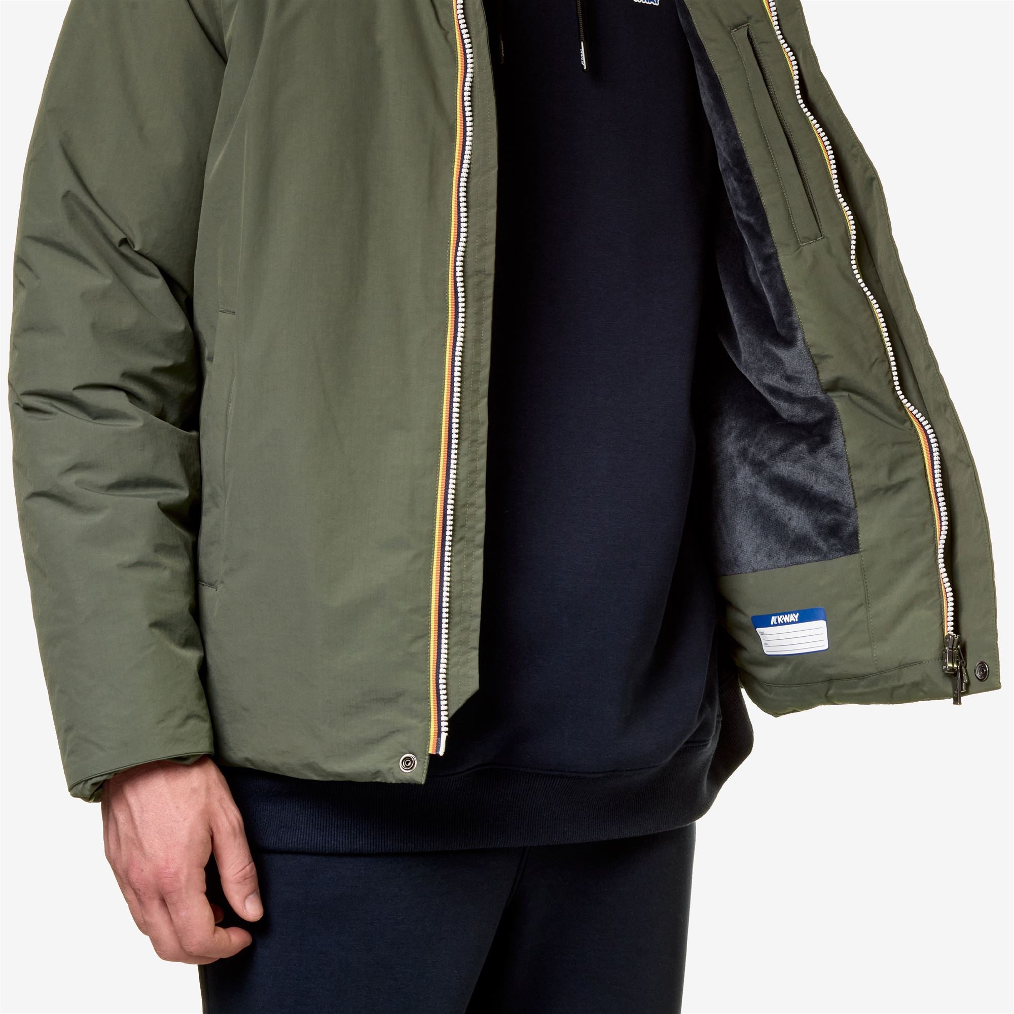 k-way-jack-ripstop-marmotta-veste-courte-homme-green-b-blue-a image 4