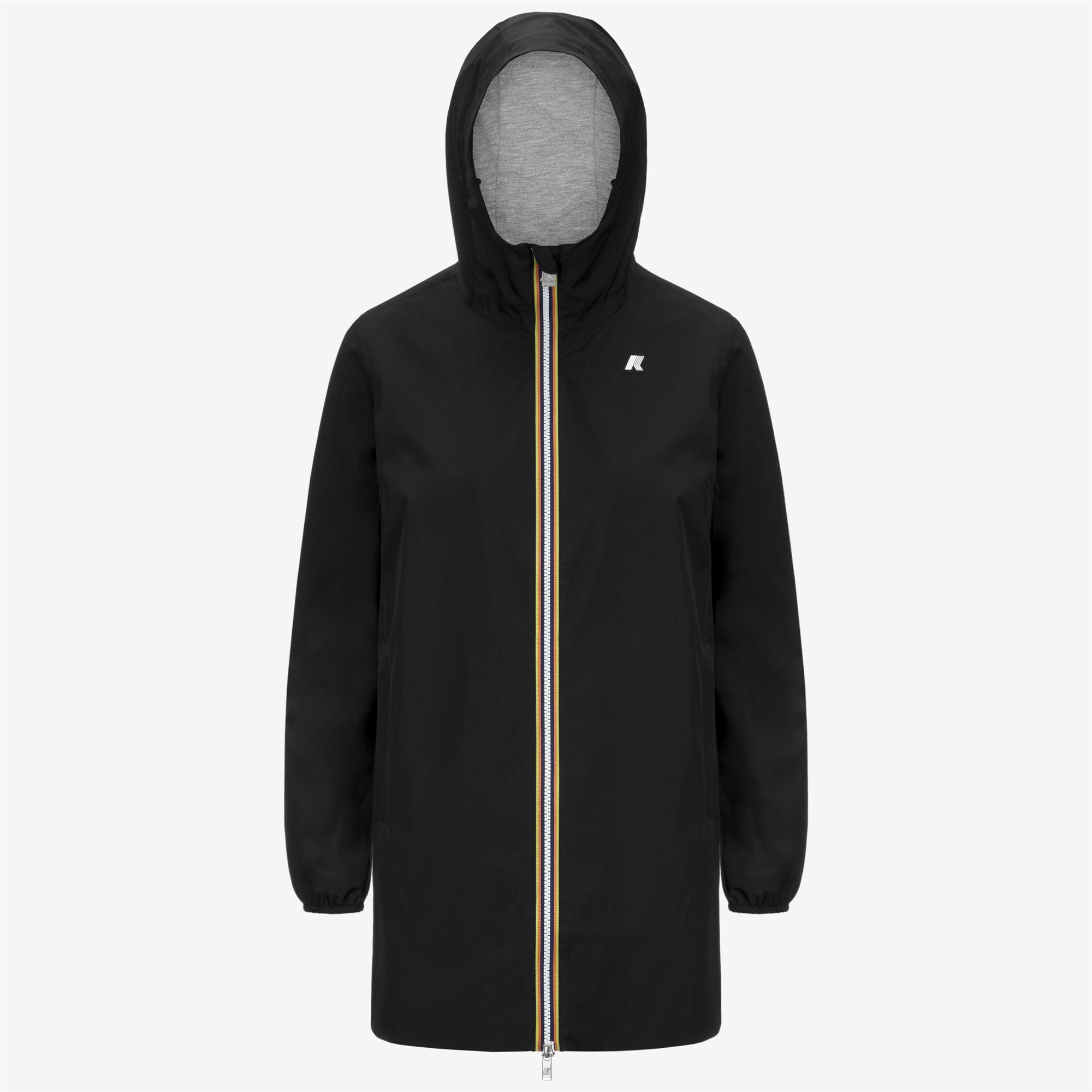 k-way-sophie-stretch-poly-jersey-trench-imperm-able-femme-black-pure image 5
