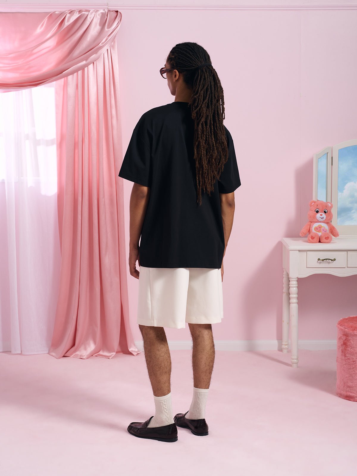 flotte-candie-t-shirt-bisounours-oversize-homme-blanc image 7