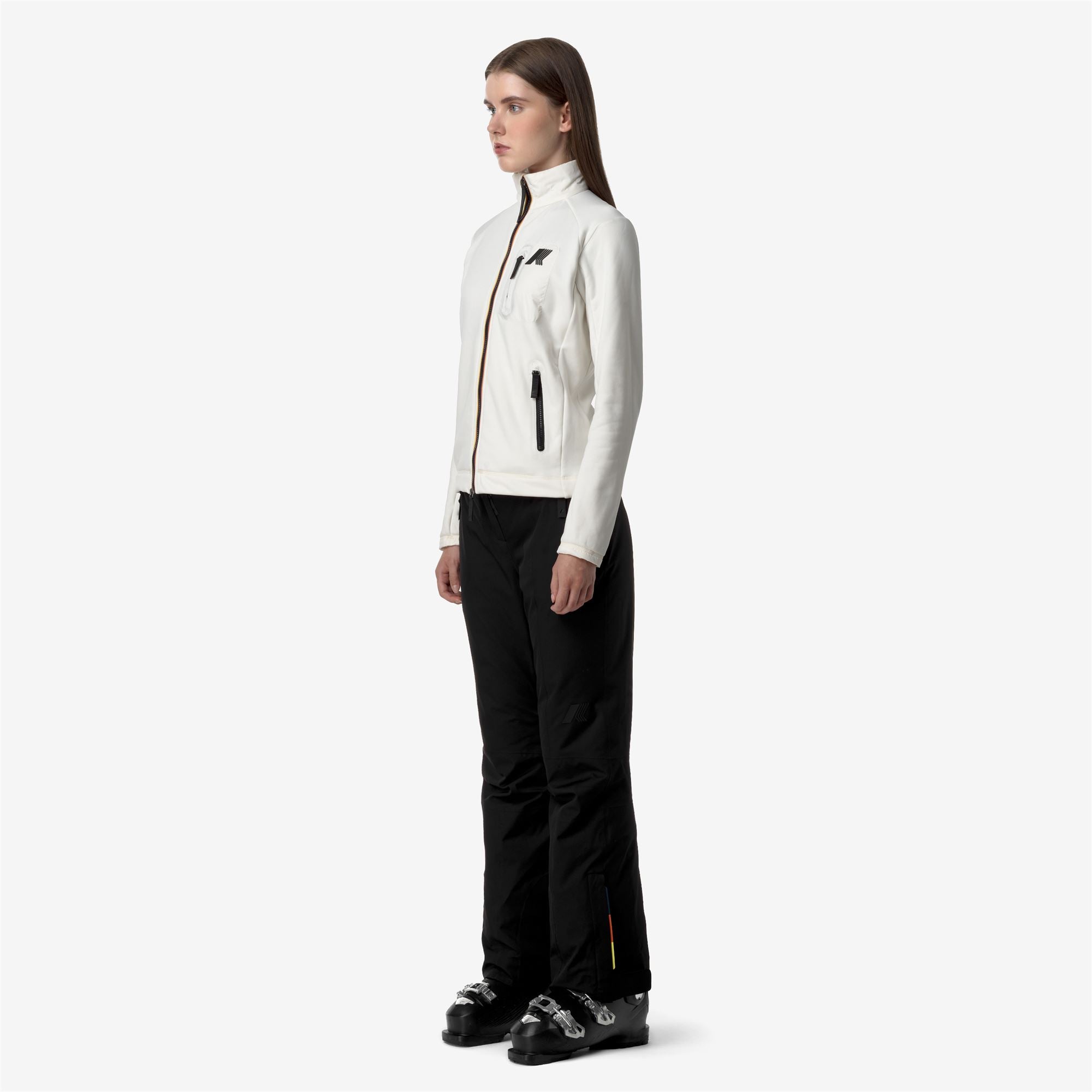 k-way-bonneval-microtwill-2l-pantalon-de-sport-femme-black-pure image 2