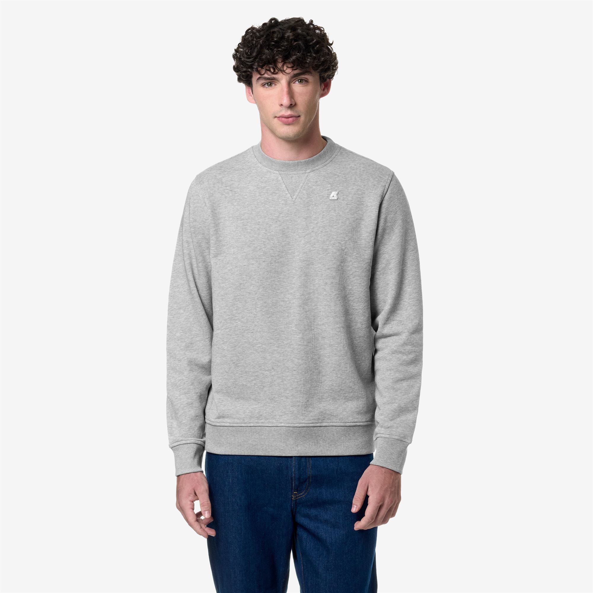 k-way-baptiste-pull-polaire-homme-grey-mel image 1