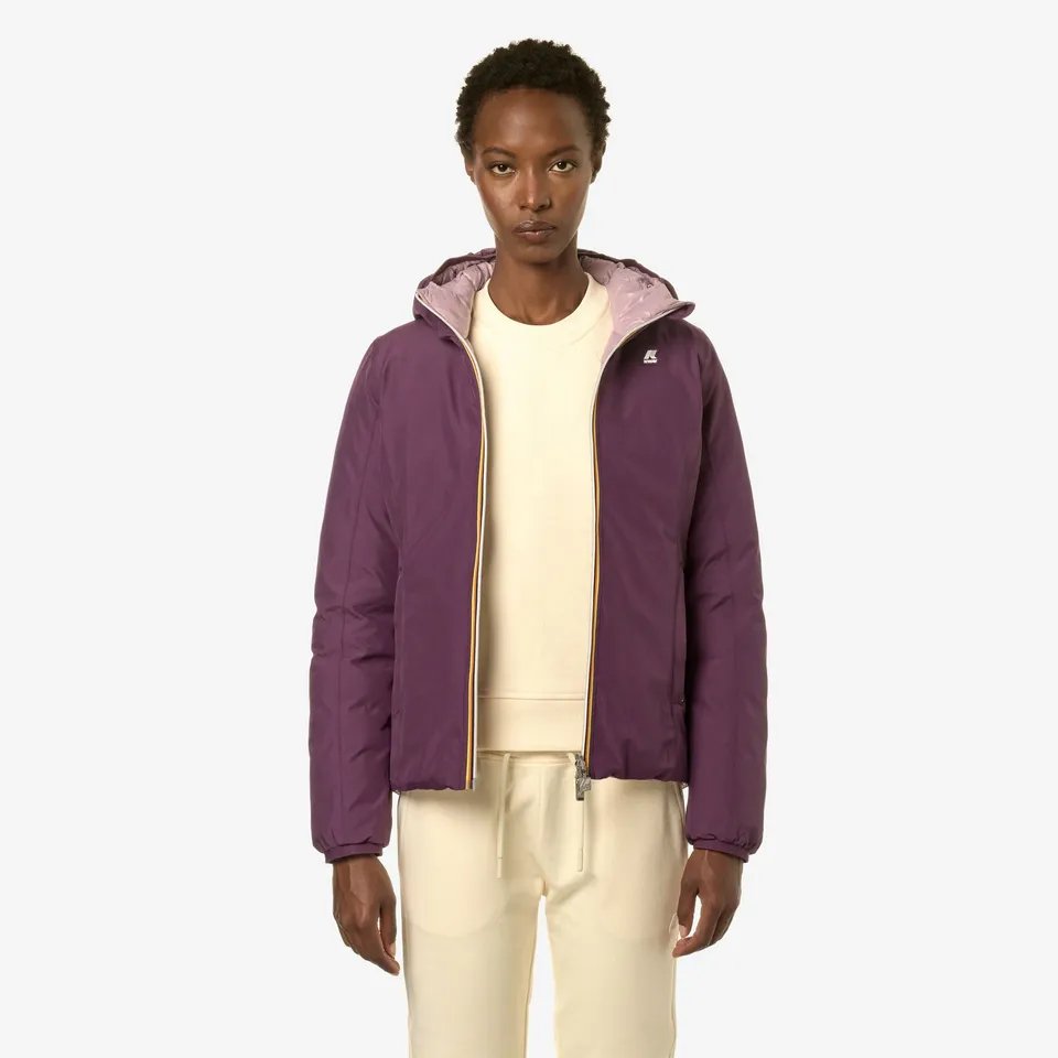 k-way-lily-st-thermo-double-veste-courte-femme-violet-p-violet-d image 1