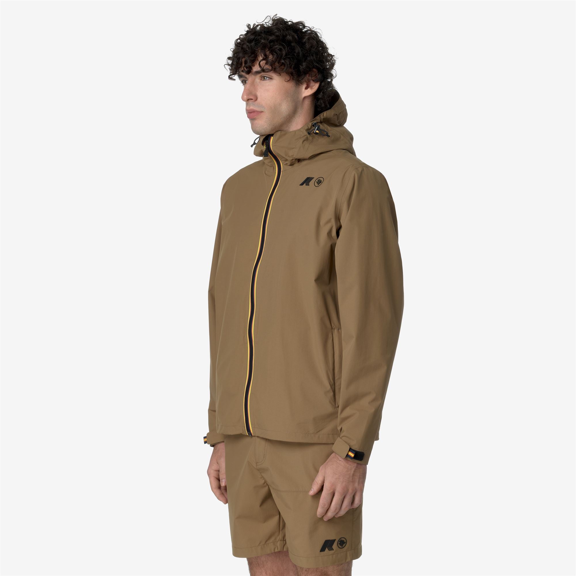 k-way-charmel-coral-gardeners-veste-mi-longue-unisexe-brown-corda image 2