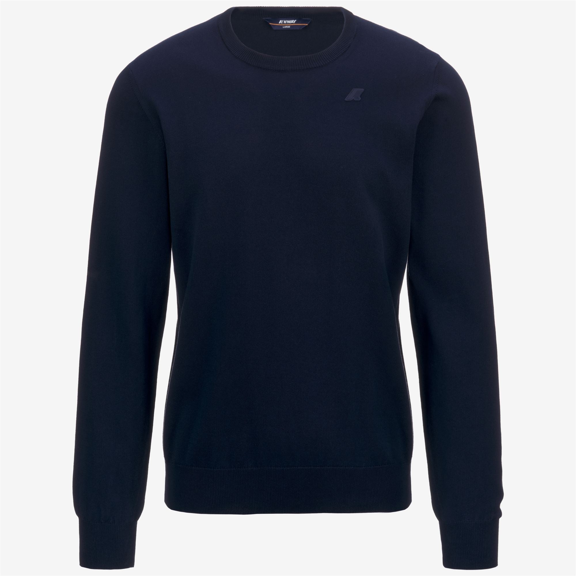 k-way-sebastien-cotton-ps-pull-over-homme-blue-depth image 5