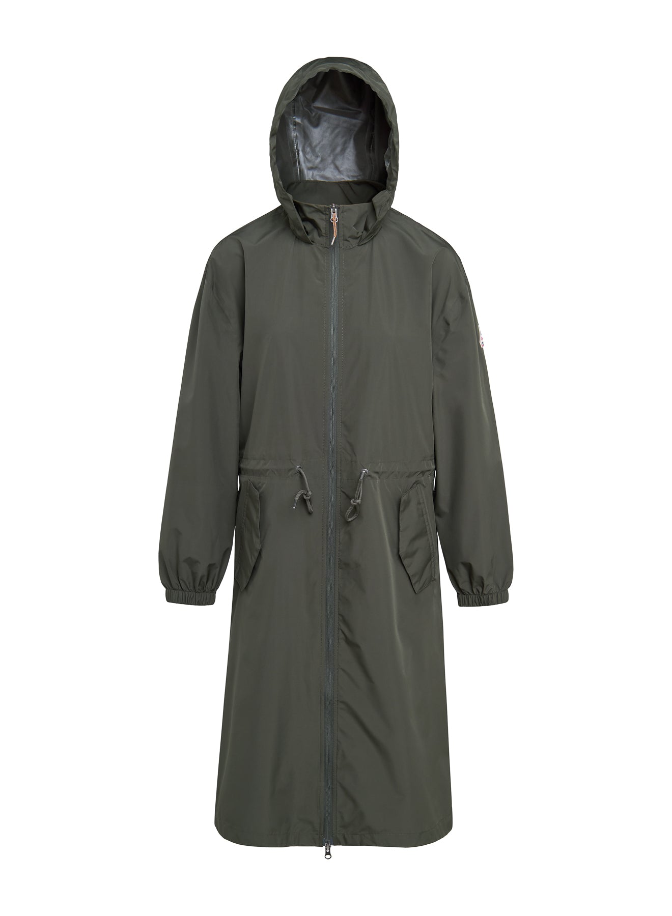 pyrenex-gemme-parka-longue-imperm-able-femme-capuche-kaki image 4