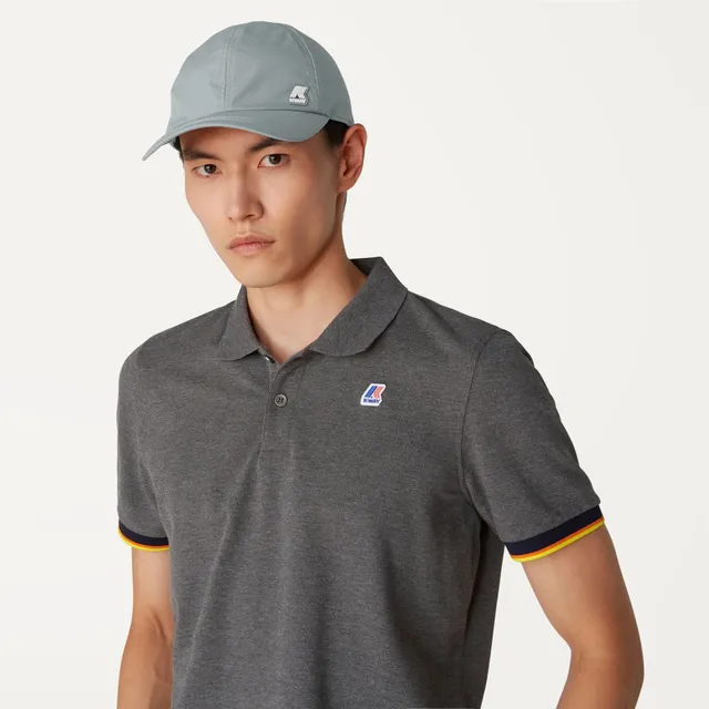 k-way-axel-ripstop-marmotta-casquette-unisexe-grey-steel-blue-depth image 1