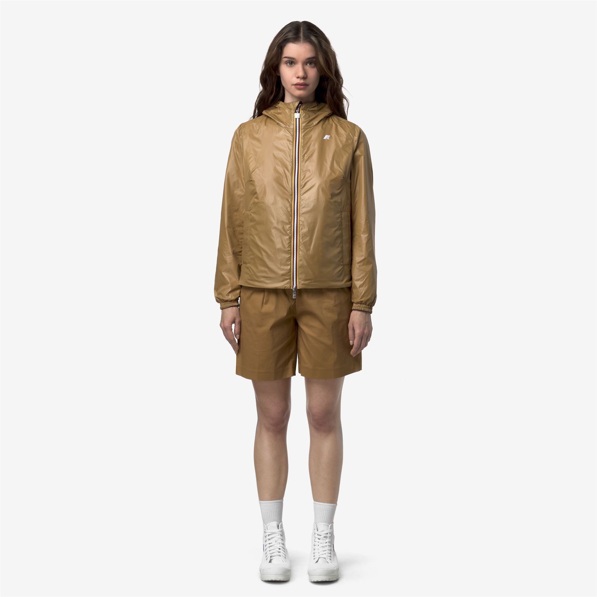 k-way-lil-2-0-plus-2-double-veste-courte-r-versible-femme-violet-mauve-wine-brow image 4